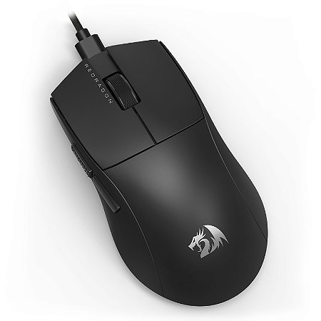 Mouse Gamer Redragon K1NG M724, USB, 12400 DPI, Sensor Pixart 3327, 5 Botões, Preto