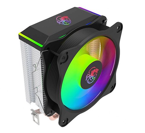 Air Cooler Gamer Draxen DN300 ARGB Universal 90mm Preto(DN300)