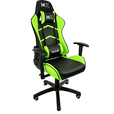 CADEIRA GAMER MX5 GIRATORIA PRETO/VERDE(MGCH-MX5/GR)