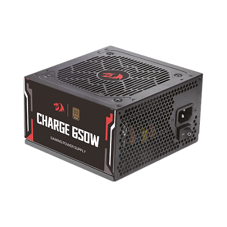 FONTE GAMER REDRAGON 650W WATTS 80 PLUS BRONZE PRETO FRC-650W