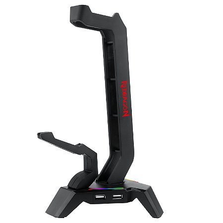 Suporte Gamer Para Headset Redragon Scepter Elite, RGB, Preto, HA311
