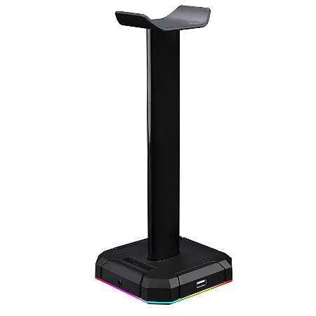 Suporte Gamer Para Headset Redragon Scepter, RGB, Preto, HA312