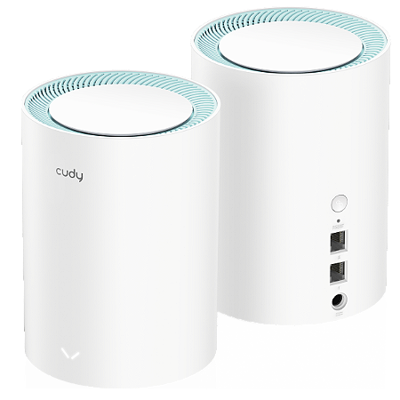 Sistema Mesh AC1200 Cudy M1300 2.0 pacote com duas unidades MODELO M1300