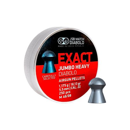 Chumbinho Jsb Jumbo Heavy 5.5mm 18,13 Grains 250un
