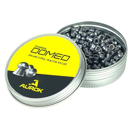 Chumbinho Aurok Domed 5.5mm C/ 250 Unidades