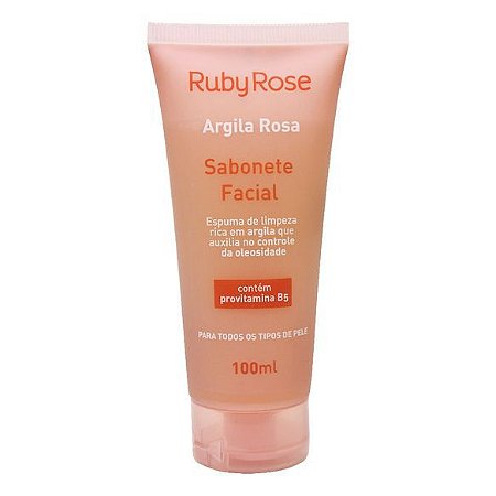 Sabonete Facial Argila Rosa - Ruby Rose