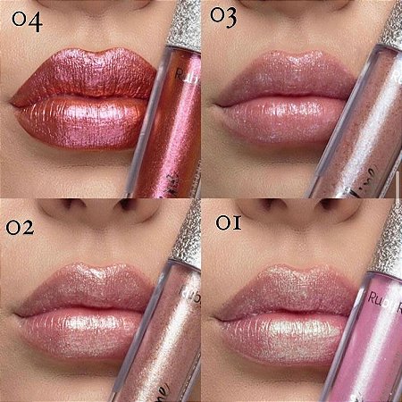 Paleta Duo Shine Collection Rose Gold - Ruby Kisses - Kiss New York.