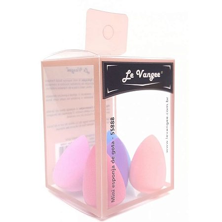 Kit Mini Esponja Para Maquiagem - Le Vangee