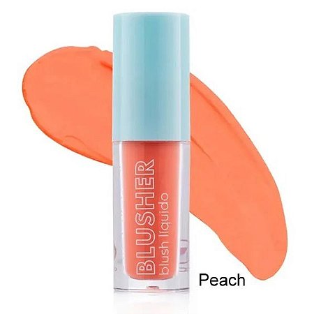 Blush Liquido Blusher  Cor Peach - Frederika Make