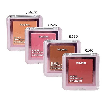 Blush Compacto HB 861 - Ruby Rose