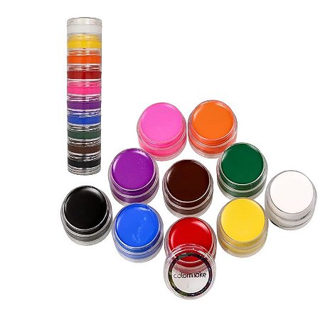 Kit Tinta Cremosa Torre 10 cores - Colormake