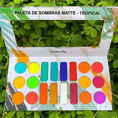 Paleta De Sombras Matte Ludurana - Tropical