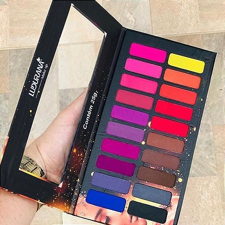 Paleta De Sombras Matte Ludurana - 20 cores