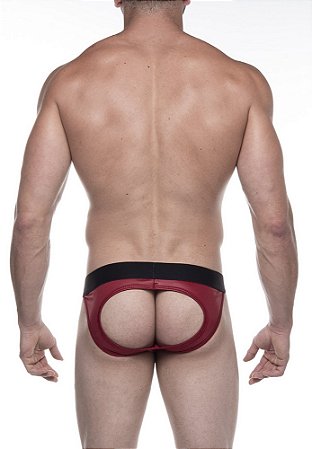 JOCK CIRRE OPEN BACK  VERMELHA COM PRETO