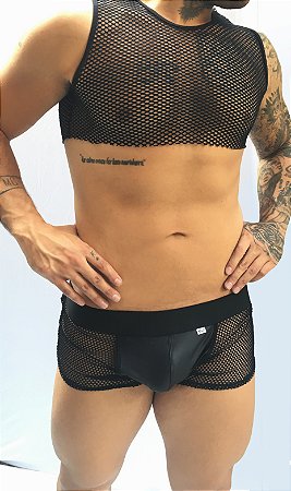 CONJUNTO CUECA SEX MAIS CROPPED ARRASTÃO E CIRRE