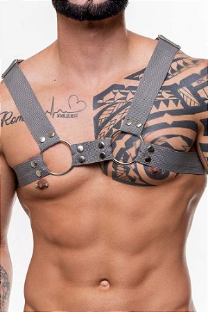 HARNESS H NYLON CINZA