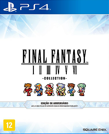 FINAL FANTASY I–VI Bundle Ps4 Midia Digital