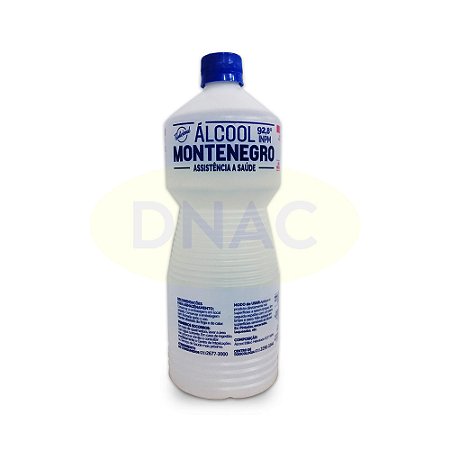 Álcool 92,8° Líquido - 1 L - Montenegro