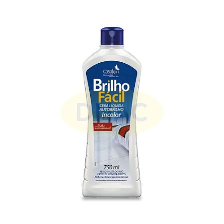 Cera Líquida Para Piso Com 750ml - Brilho Fácil