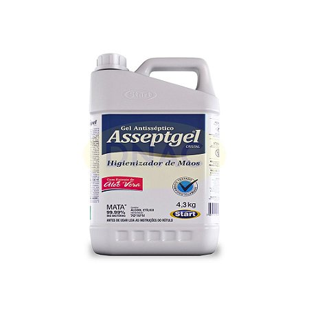 Álcool Em Gel 70° INPM Para Mãos Galão 5L - Asseptgel