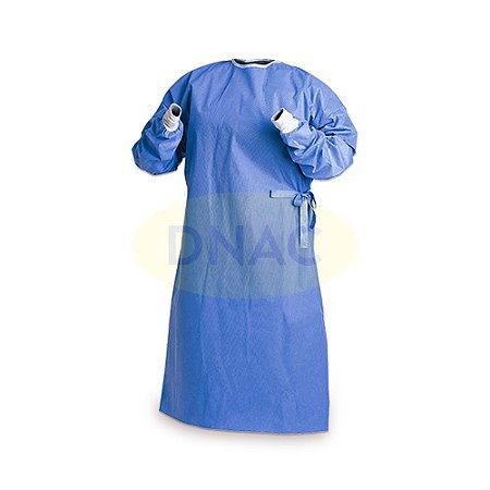 Capote Cirúrgico Avental Estéril Com OPA Azul - Descarpack
