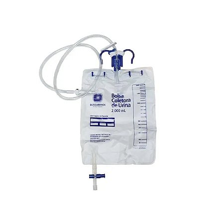 BOLSA COLETORA DE URINA SISTEMA FECHADO 2 LITROS - DESCARPACK