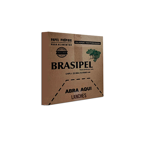 Papel Acoplado Fast Food (30 x 38 cm) - Com 400 Un