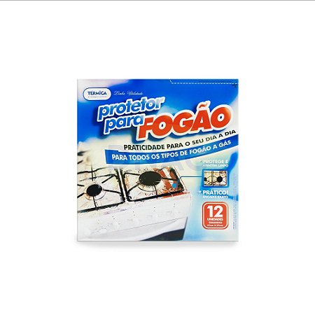 Papel Alumínio Protetor de Fogão - Com 12 Un - Térmica