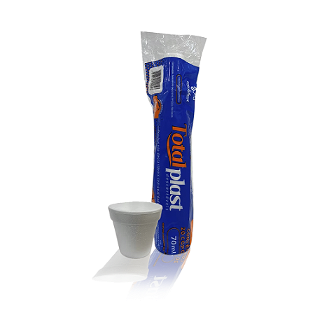 Copo Térmico 70 ml - c/20 unidades - Totalplast