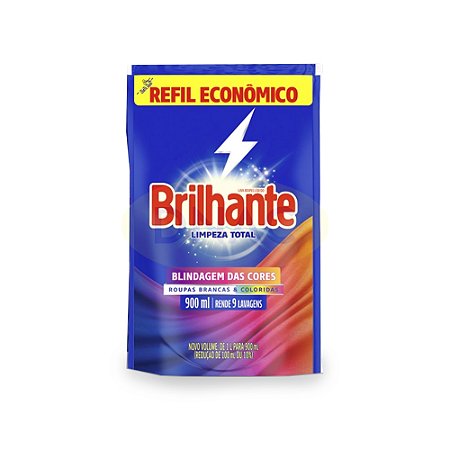 Sabão Líquido 900 ml (Refil Econômico) - Brilhante