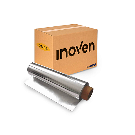 Papel Alumínio (30 x 100 m) - Inoven - Caixa com 06 Unidades