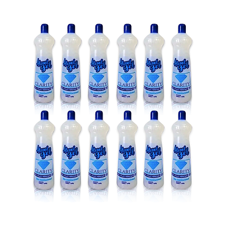 Álcool Gel 70º 500 ml / 440 gr - Clarity - Caixa com 12 unidades
