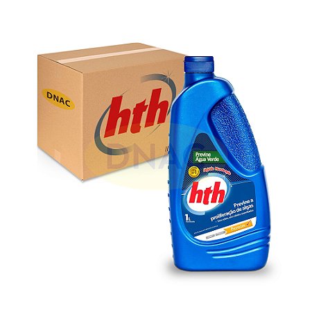 Algicida - Previne Água Verde - Manutenção 1 L - HTH - Caixa com 16 un