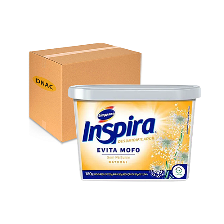 Antimofo Inspira Air Evita Mofo 180 g Natural - Limpano - Caixa com 12 Unidades
