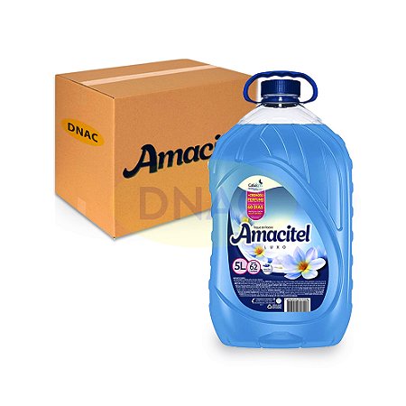 Amaciante 5 L - Amacitel - Caixa com 2 Galões