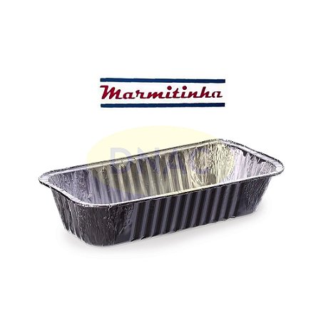 Bandeja de Alumínio 550 ml (Bolo Inglês) -  Com 100 Un - Marmitinha