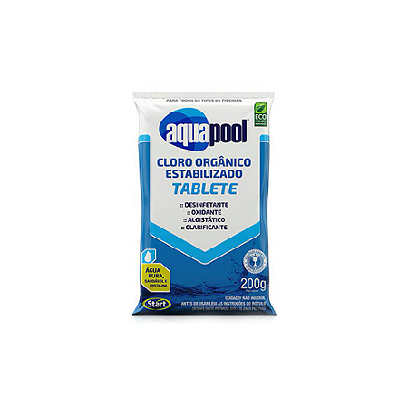 Cloro Orgânico Estabilizado Aquapool (Pastilha) - Start