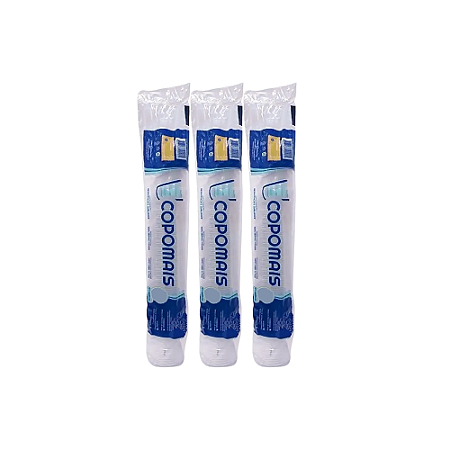 Copo Descartável 330 ml Liso Transparente (PS) - Pacote Com 50 un - Copomais