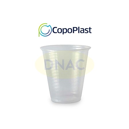 Copo Descartável 400 ml Transparente (PS) - Com 50 un - Copoplast