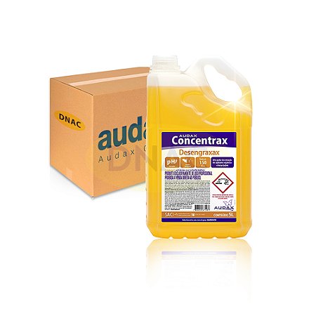 Desengraxante Concentrax Desengraxax 5 L - Audax - Caixa com 2 gl