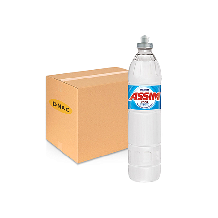 Detergente Assim 500 ML -  Coco - Caixa com 24 Unidades