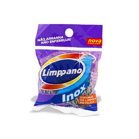 Esponja Aço 100% Inox - Limpano