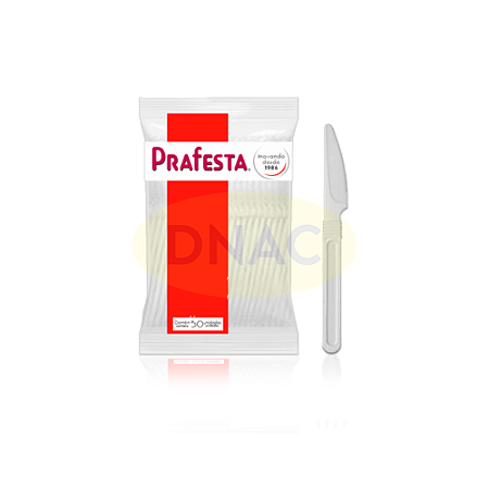 Faca Plástica Master Refeição -  Prafesta 8846 - Com 50 Unidades