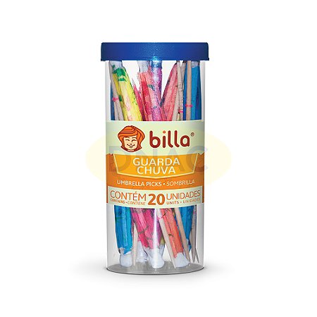 Guarda-Chuva para Drinks - Com 20 Un - Billa