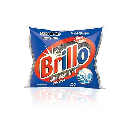 Palha de Aço Nº 1 Brillo - Bombril