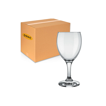 Taça de vidro 250 ml Nadir - Ref. 7128/ Vinho Windsor - Com 12 Unidades