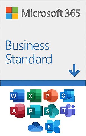 Microsoft Office 365 Business Standard - Desktop ou MacBook - 05 Dispositivos - Vitalício