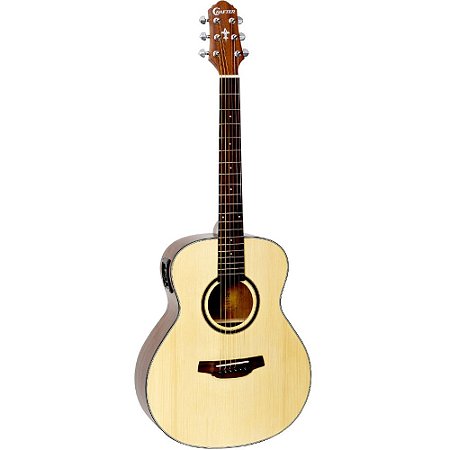 Violão Crafter HM-100E/OP.N Mini HM Spruce Natural Open Pore - Eq CnR-4