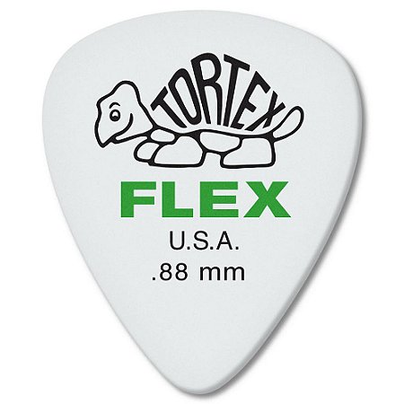 Palheta Dunlop 428-088 Tortex Flex Standard 0.88mm - Unidade