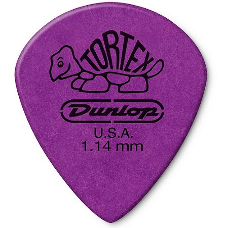 Palheta Dunlop 498-1.14 Tortex Jazz III XL 1.14mm Roxa - unidade